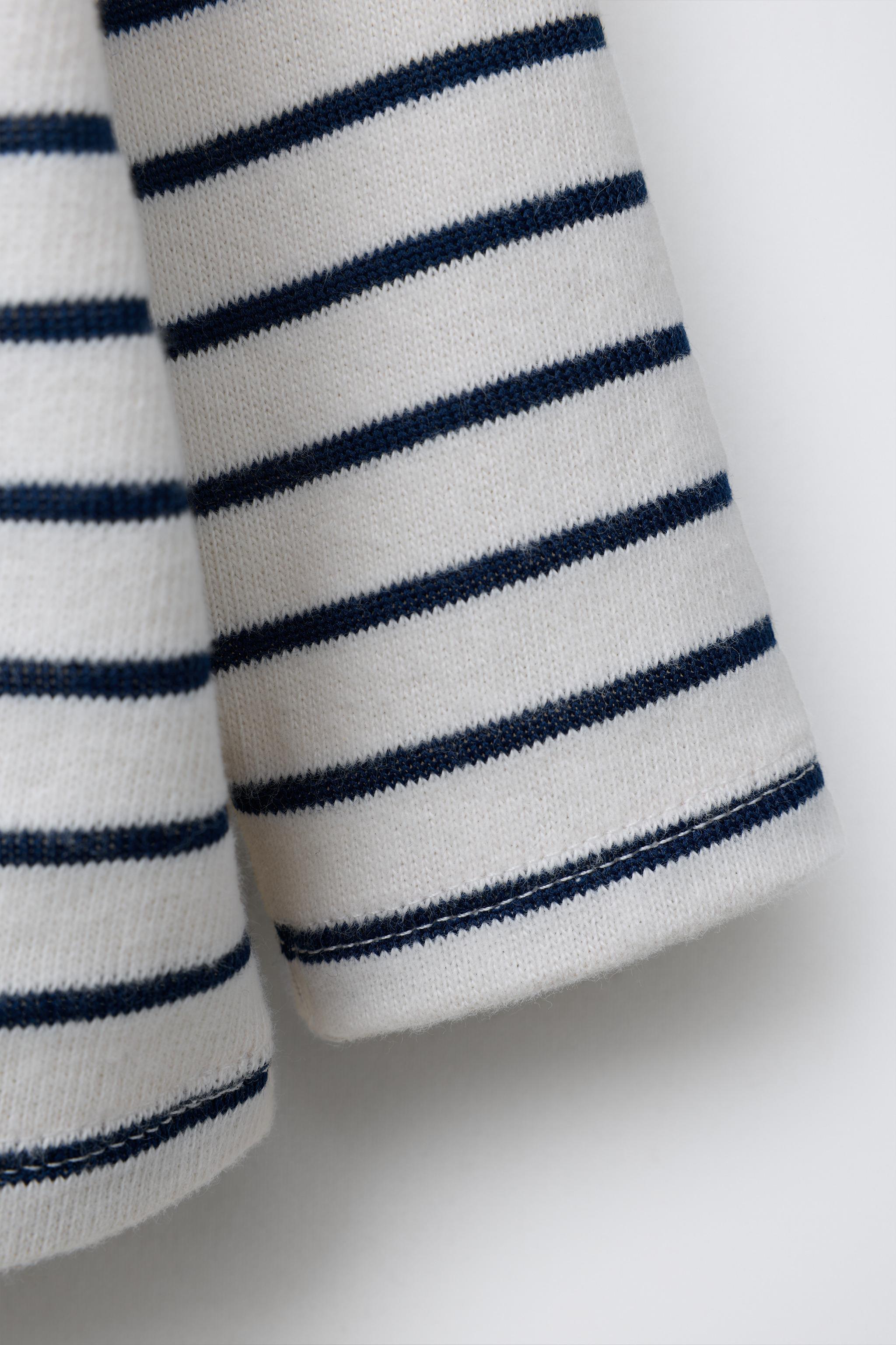 STRIPED TERRY TIGER PATCH T-SHIRT